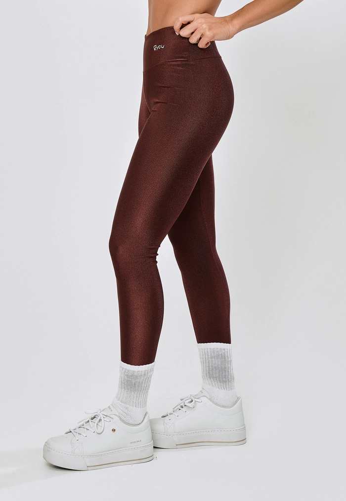 LEGGING BASICA SHINE POLIAMIDA- BROWN LEGGING BASICA SHINE POLIAMIDA- BROWN