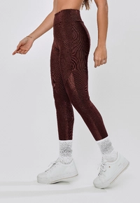LEGGING RECORTE FRENTE POLIAMIDA - BROWN - imagem 2