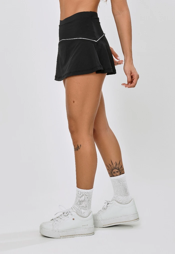SHORT SAIA TENISTA PRETO
