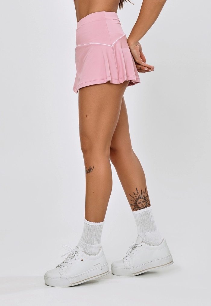 SHORT SAIA TENISTA ROSA QUARTZO