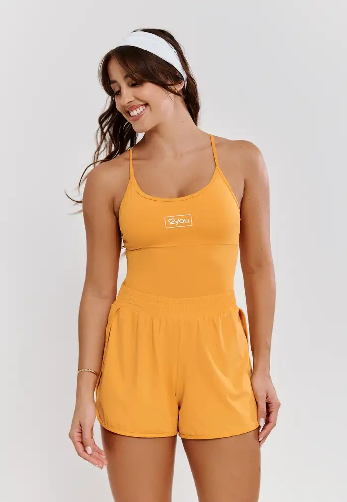 REGATA COM ENTRADA PRA BOJO REMOVIVEL- LARANJA AMBAR