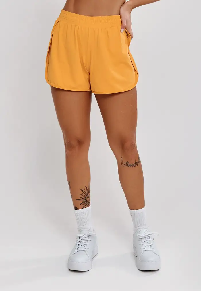 SHORT-SHORT BEACH TENNIS E CORRIDA LARANJA AMBAR - POLIAMIDA AQUA FLUID SHORT-SHORT BEACH TENNIS E CORRIDA LARANJA AMBAR - POLIAMIDA AQUA FLUID