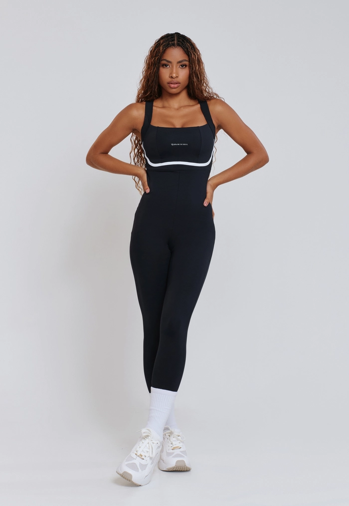 MACACÃO LONGO COM CHAPADO POLIAMIDA PRETO MACACÃO LONGO COM CHAPADO POLIAMIDA PRETO