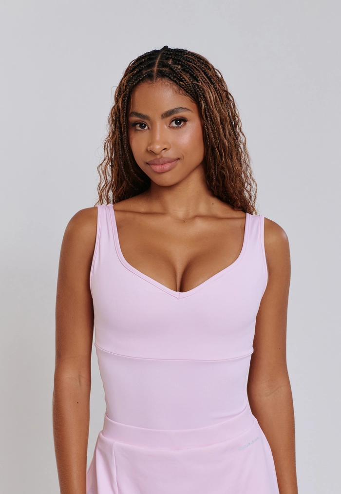 CAMISETA MINIMAL COM COMPRESSÃO LIGHT PINK CAMISETA MINIMAL COM COMPRESSÃO LIGHT PINK