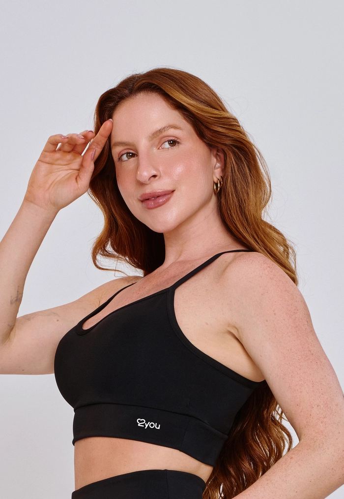 TOP FEMININO AGNES - PRETO