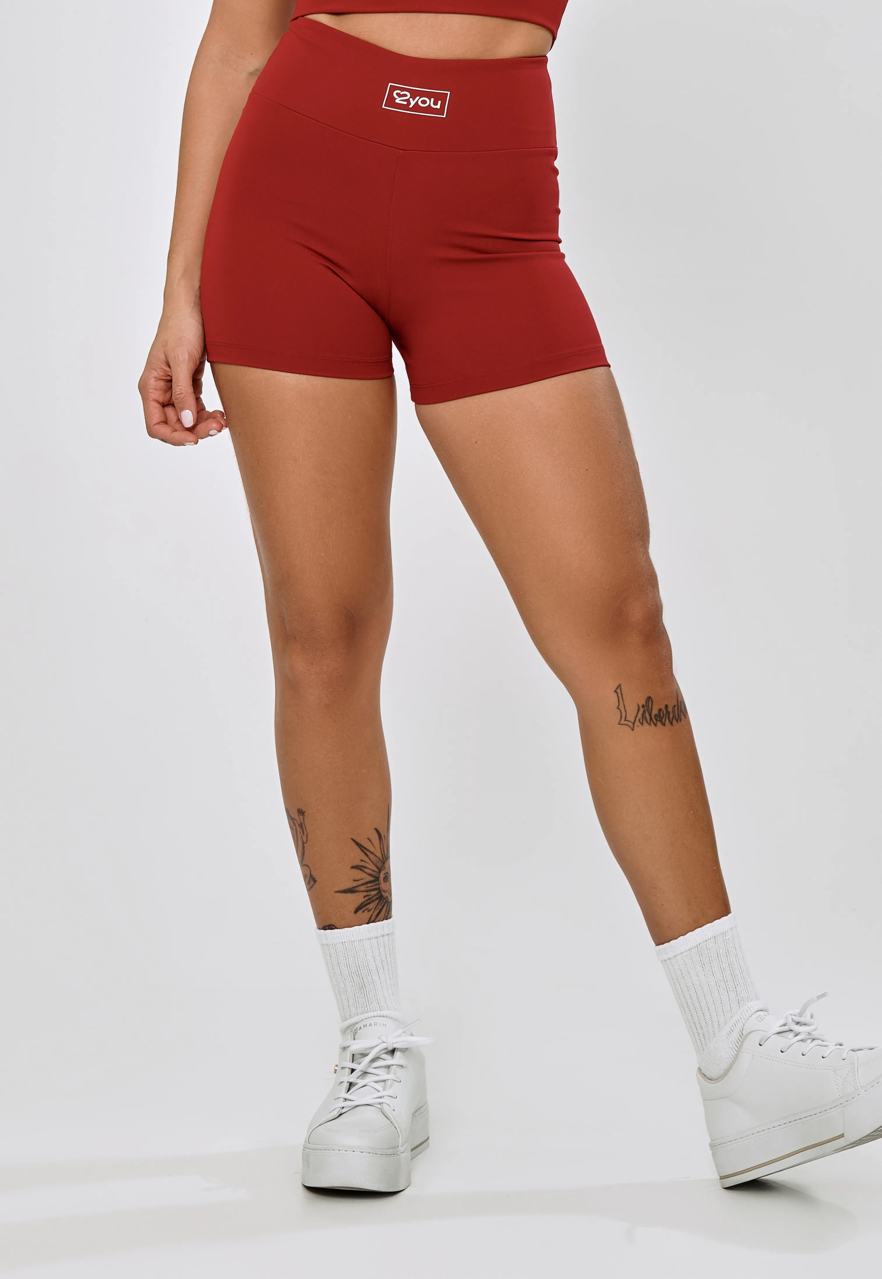 SHORT CROSSFIT COM CÓS VALENTINO - POLIAMIDA FIO DUPLO