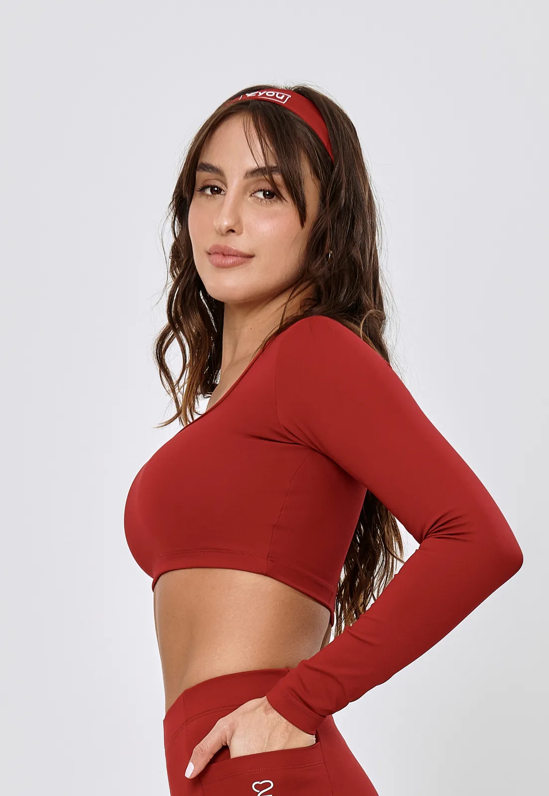 CROPPED SOFT DE MANGA LONGA E DECOTE QUADRADO - VALENTINO CROPPED SOFT DE MANGA LONGA E DECOTE QUADRADO - VALENTINO