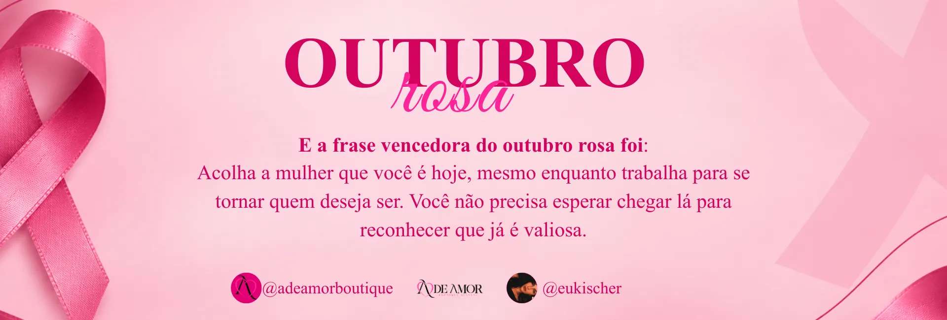 Banner outubro rosa ganhadora