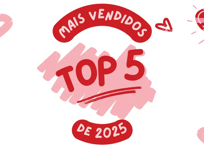 Os 5 produtos mais vendidos na A de Amor em 2025!