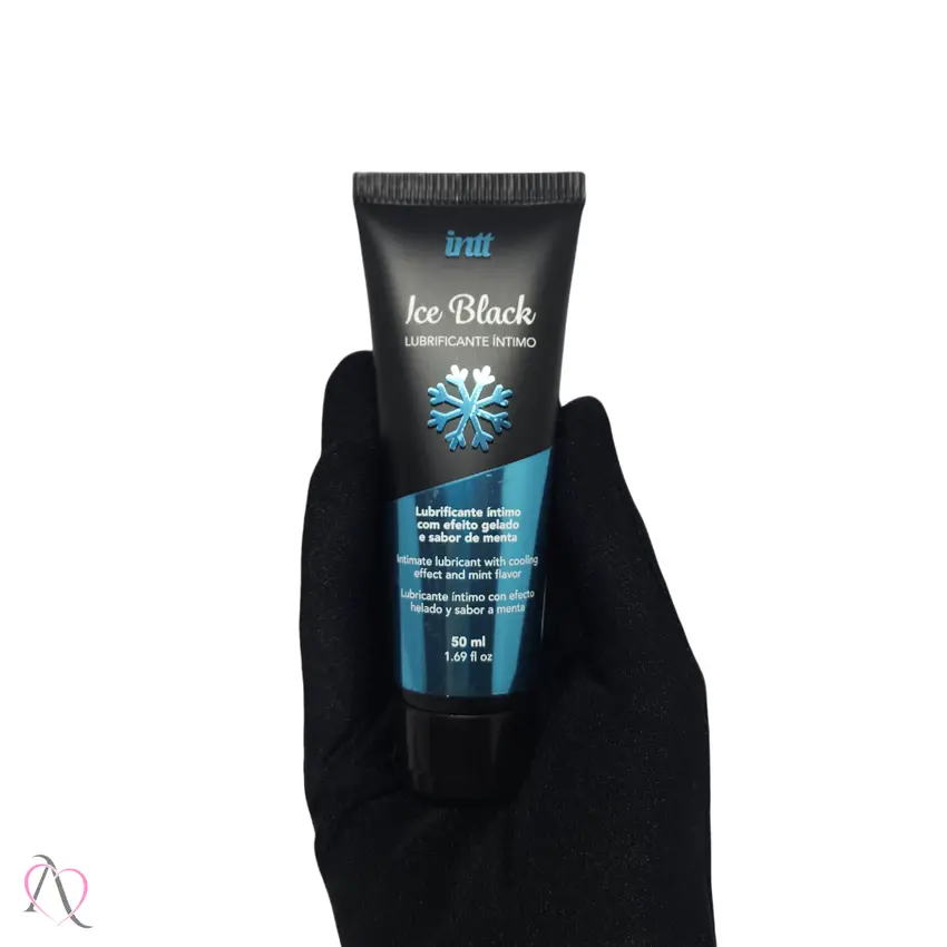 Lubrificante Beijável Ice Black Efeito Gelado Intt 50ml