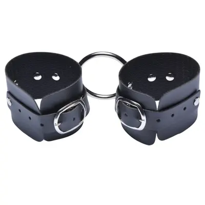 Algema De Couro Com Argola Metal - Dominatrixxx