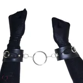 Algema De Couro Com Argola Metal - Dominatrixxx - imagem 2