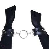 Algema De Couro Com Argola Metal - Dominatrixxx - imagem 1