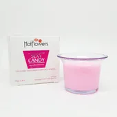 Vela Beijável Para Massagem Sensual Sabor Morango c/ Champanhe  Sexy Candy 40g - imagem 2