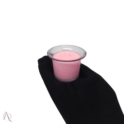 Vela Para Massagem Sensual Beijável  Morango c/ Champanhe Sexy Candy HotFlowers 40g
