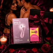 Kit Satisfação - 1 Sugador de Clitóris Satisfyer e 1 Excitante e Lubrificante Bubble Vibes sabor Chiclete 120g - imagem 1