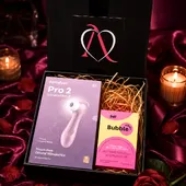 Kit Satisfação - 1 Sugador de Clitóris Satisfyer e 1 Excitante e Lubrificante Bubble Vibes sabor Chiclete 120g - imagem 3