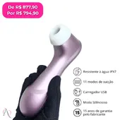 Kit Satisfação - 1 Sugador de Clitóris Satisfyer e 1 Excitante e Lubrificante Bubble Vibes sabor Chiclete 120g - imagem 3