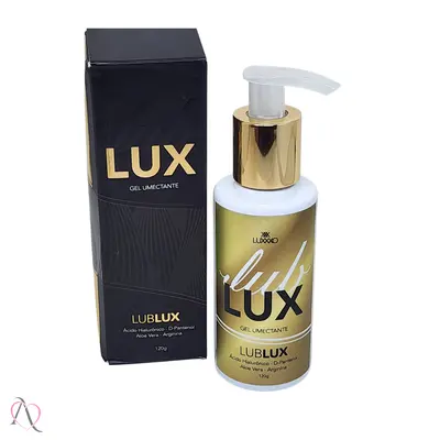 Lubrificante Neutro Lub Lux com Acido Hialurônico Lubrifica e Hidrata 120ml - LUXXXO