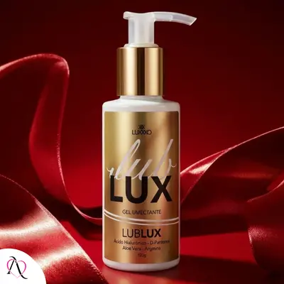 Lubrificante Neutro Lub Lux com Acido Hialurônico Lubrifica e Hidrata 120ml - LUXXXO