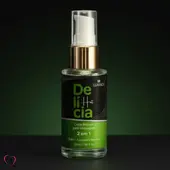 Gel Beijável Para Sexo Oral Delicia Hot 2 em 1 Sabor Eucalipto e Mentol 30g - LUXXXO - imagem 2