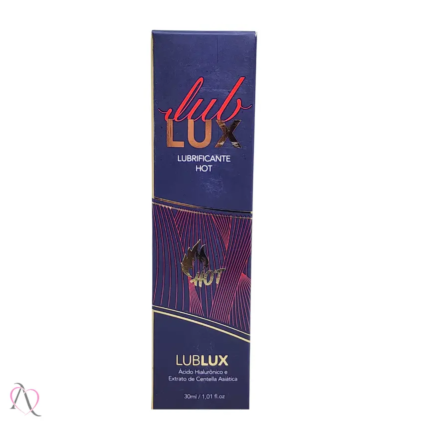 Lubrificante Neutro Que Esquenta Lub Lux Hot com Ácido Hialurônico 30g - LUXXXO
