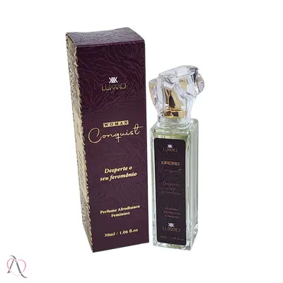 Perfume Feminino Afrodisíaco Woman Conquist 30ml  - LUXXXO
