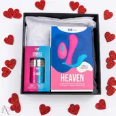 Kit Somos Dois - 1 Caixa Presenteável, 1 Vibrador Heaven com Controle e 1 Gel Estimulante e Retardante Somos2 20g - imagem 1