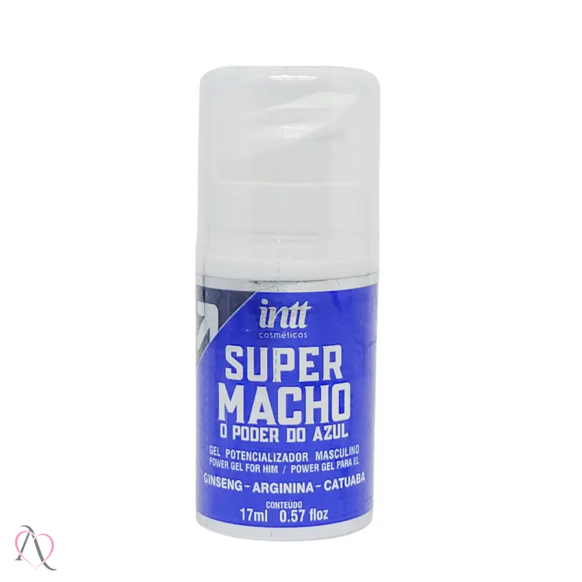 Estimulante Masculino Super Macho Gel Efeito Vasodilatador Intt Cosméticos 17ml