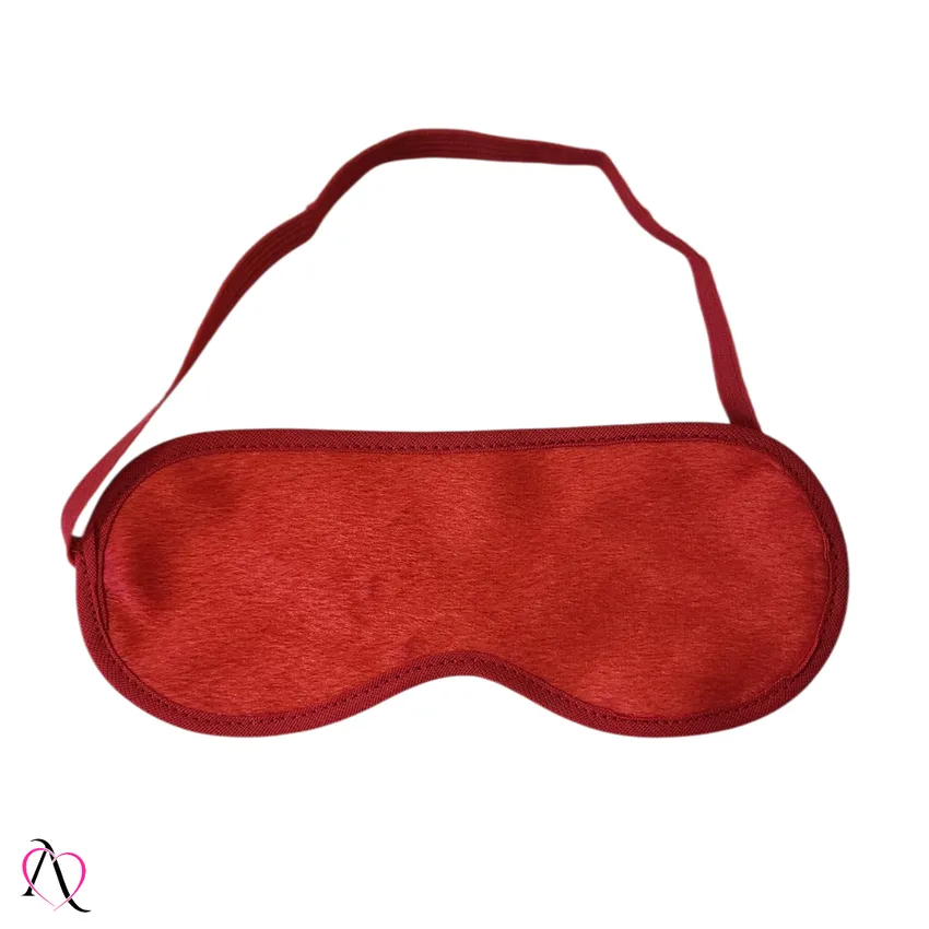 Venda Tapa Olho Pelúcia Vermelho