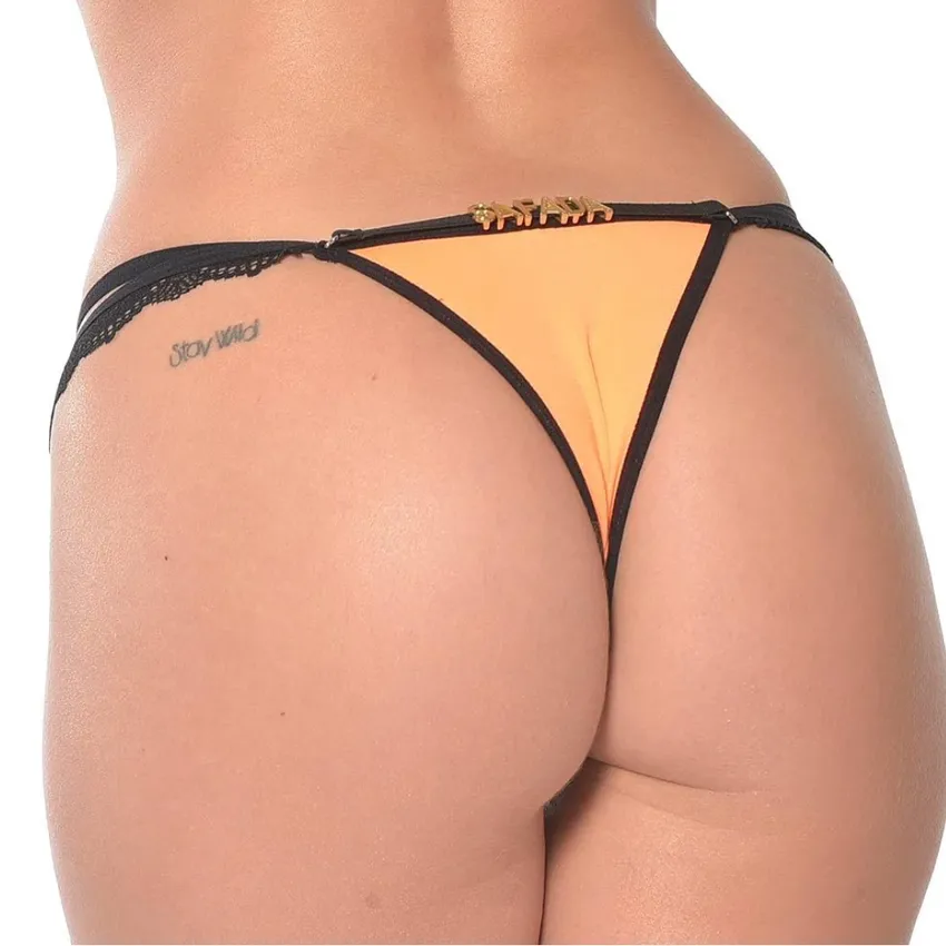 Calcinha Personalizável Com Detalhes em Renda - 5092 Yaffa