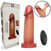 Vibrador de Pênis 20x5 Charlie em Dupla Camada com Ventosa e Controle Remoto - imagem 5