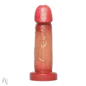 Vibrador de Pênis 20x5 Charlie em Dupla Camada com Ventosa e Controle Remoto - imagem 2