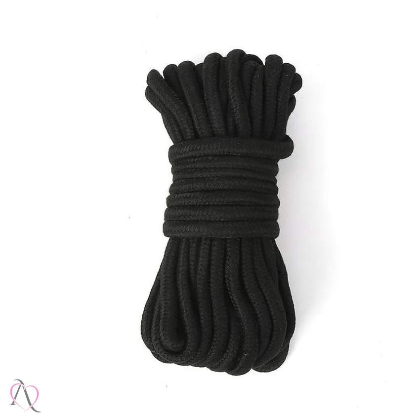 Corda para Bondage e Shibari 10 Metros - Cor Preto
