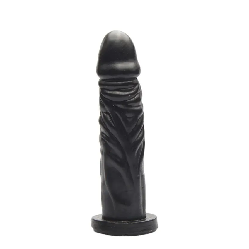 Prótese de Pênis Garanhão 17x3,9cm cor Preto - Prazer e Cia