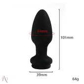 Plug Anal Vibrador com Rabo cor Rosa Controle por App - imagem 2