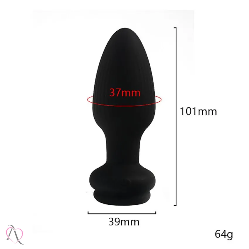 Plug Anal Vibrador com Rabo cor Rosa Controle por App