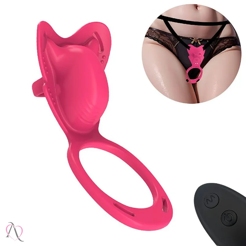 Vibrador de Calcinha Butterfly com Controle e App 9 Modos de Vibração
