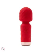 Vibrador Varinha Mágica Mini cor Vermelho 10 Modos de Vibração - imagem 1