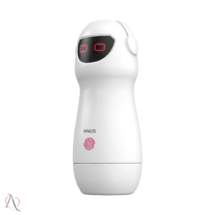 Masturbador de Vagina em formato de Robo com Vibração e Voz