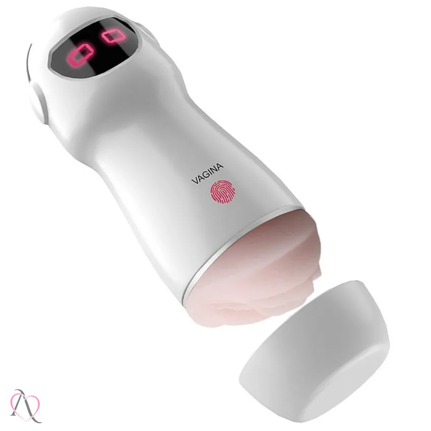 Masturbador de Vagina em formato de Robo com Vibração e Voz
