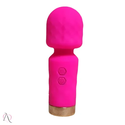 Vibrador Varinha Mágica Mini cor Pink 10 Modos de Vibração
