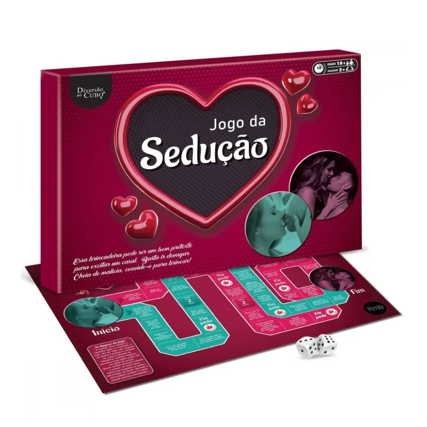 Jogo da Sedução para Casal - Diversão ao Cubo