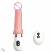 Vibrador Maquina do Sexo com Vai e Vem Pênis 17x4cm Cyclone Fire II - Dibe - imagem 3