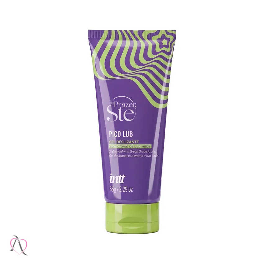 Lubrificante Beijável Pico Lub Sabor Uva Verde - Intt e Prazer Sté