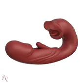 Vibrador de Ponto G e Clitoris com Boca e Dedilhar / Slap - imagem 3