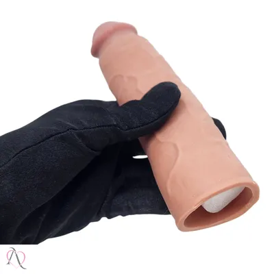 Capa Peniana Extensora 16x3,3cm cor Marrom - Interno 12cm