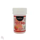 Bolinha Lubrificante Hot Ball Beijável Frutas Vermelhas HotFlowers c/ 2 Bolinhas - imagem 2