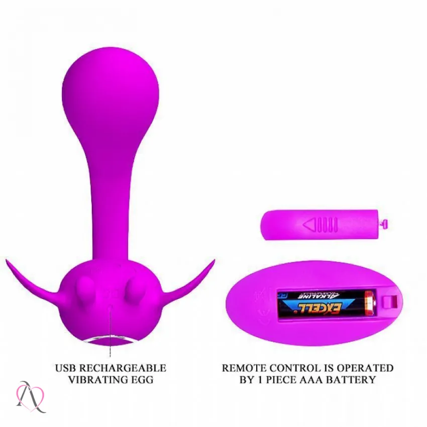 Vibrador de Casal Chimera com Controle Remoto - Pretty Love