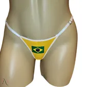 Calcinha Personalizável Fio Dental Brasileirinha com Até 10 Letras - Tallyta Moda Apimentada - imagem 2